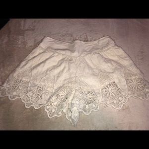 American Eagle White Shorts